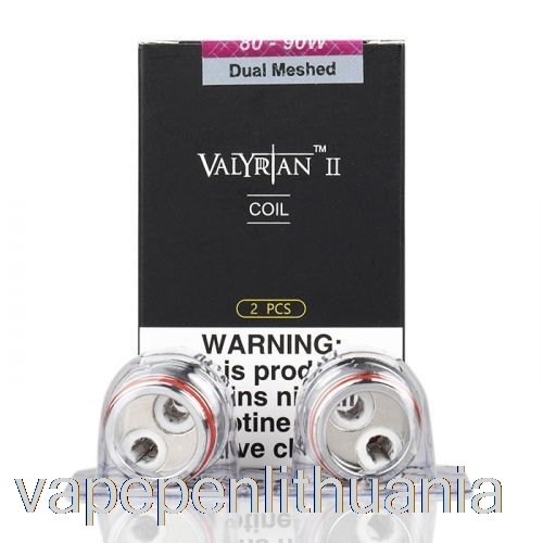 Uwell Valyrian Ii 2 Pakaitiniai Ritės 0,14 Omų Ir 2-2 Dvigubo Tinklelio Ritės Vape Skystis